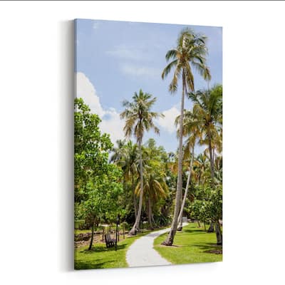 Noir Gallery Fort Myers Florida Palm Trees Canvas Wall Art Print