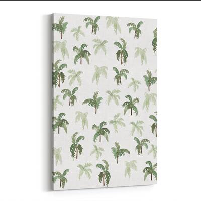 Noir Gallery Watercolor Palm Trees Painting Canvas Wall Art Print