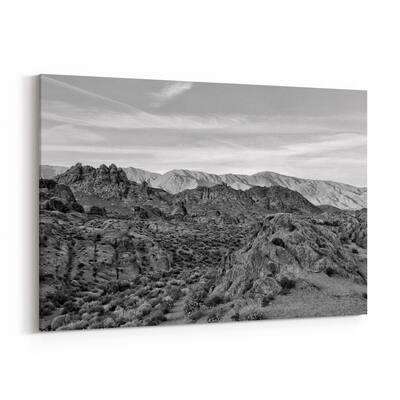 Noir Gallery Lone Pine California Desert Photo Canvas Wall Art Print