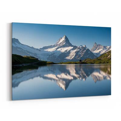Noir Gallery Grindelwald Switzerland Mountains Canvas Wall Art Print