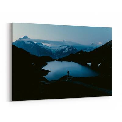 Noir Gallery Grindelwald Switzerland Mountains Canvas Wall Art Print