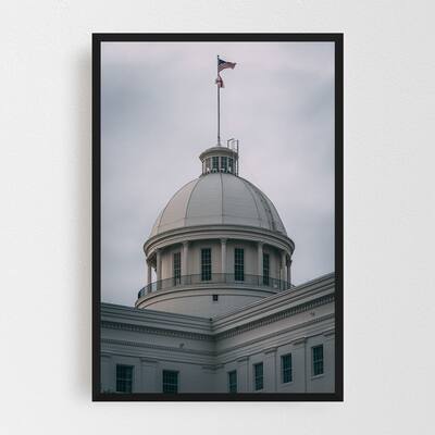 Noir Gallery Montgomery Alabama Urban Photo Framed Art Print