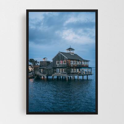 Noir Gallery San Diego California Beach Photo Framed Art Print