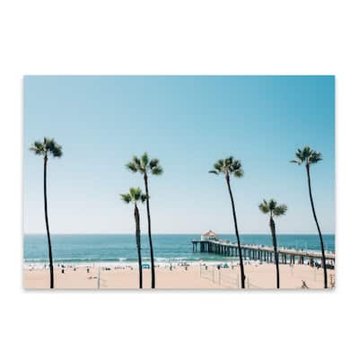 Noir Gallery Manhattan Beach California Beach Photo Metal Wall Art Print