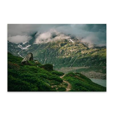 Noir Gallery Susten Switzerland Nature Photo Metal Wall Art Print