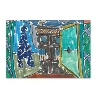 Noir Gallery Paris France Eiffel Tower Urban Metal Wall Art Print