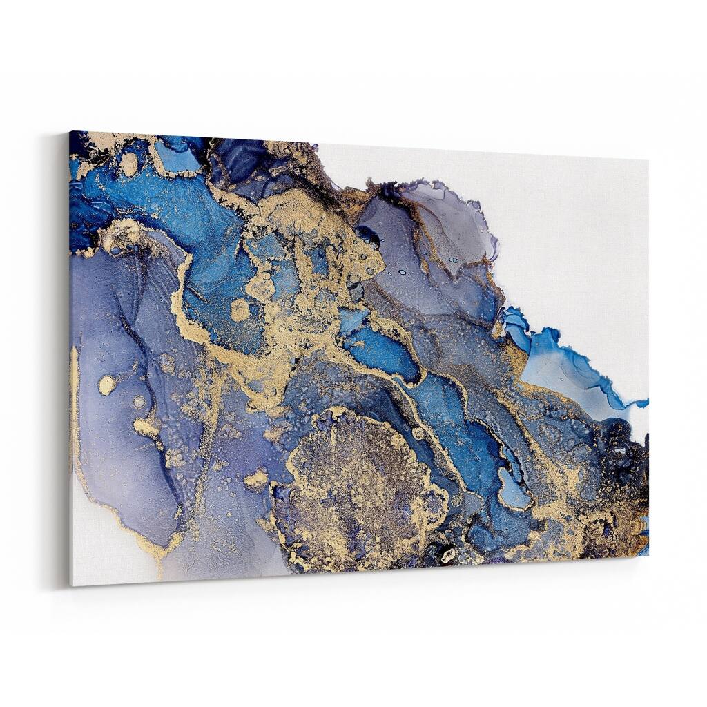 Noir Gallery Abstract Alcohol Ink Painting Canvas Wall Art Print