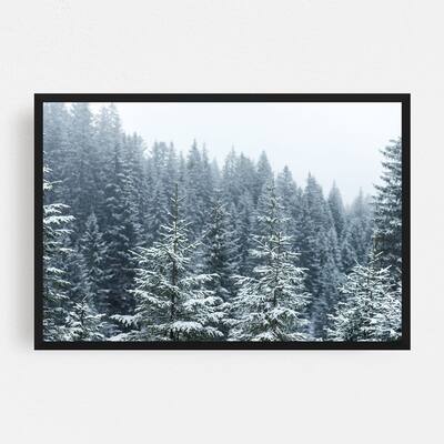 Noir Gallery Gantrisch Switzerland Winter Mountain Framed Art Print