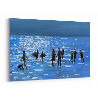 Noir Gallery Bahia Brazil Beach Nature Painting Canvas Wall Art Print