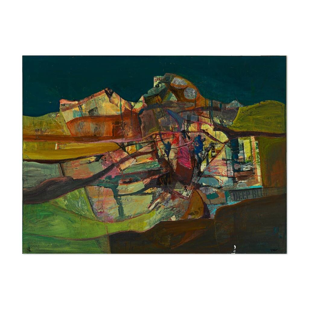 Noir Gallery Abstract Painting Unframed Art Print/Poster