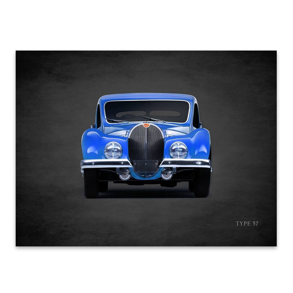 Noir Gallery Bugatti Cars Sports Metal Wall Art Print