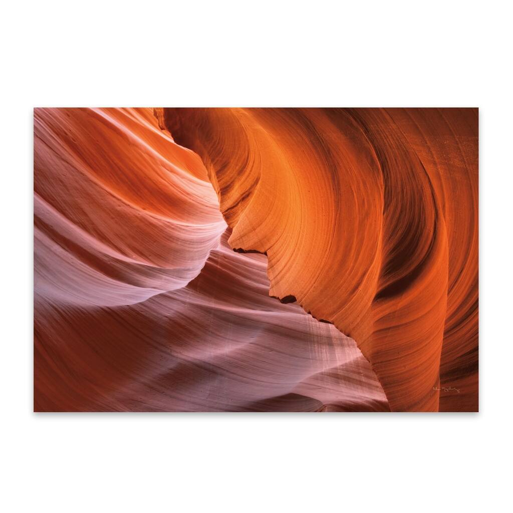 Noir Gallery Antelope Canyon Arizona Desert Metal Wall Art Print