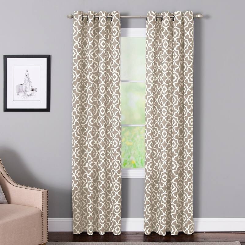 Miller Curtains Bennett Grommet Top Panel - 50"x 63" - Taupe