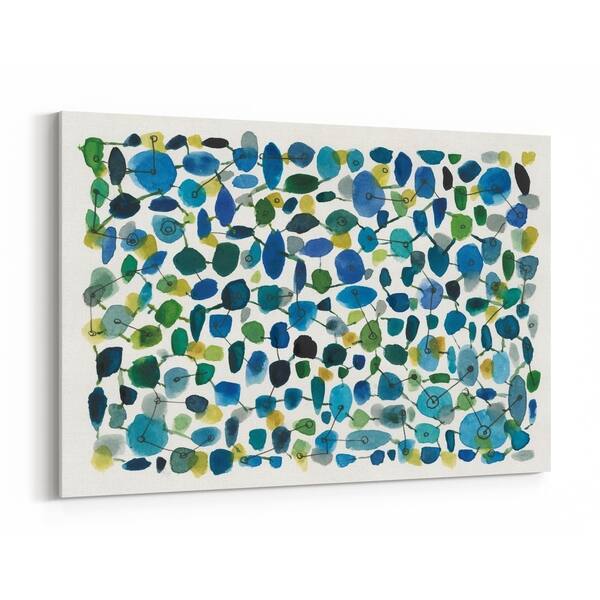 Shop Noir Gallery Watercolor Abstract Circles Painting Canvas Wall