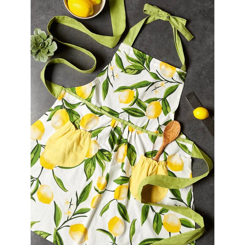 DII Lemon Bliss Kitchen Textiles, One Size Fits Most, Lemon Bliss, 1 Pieces