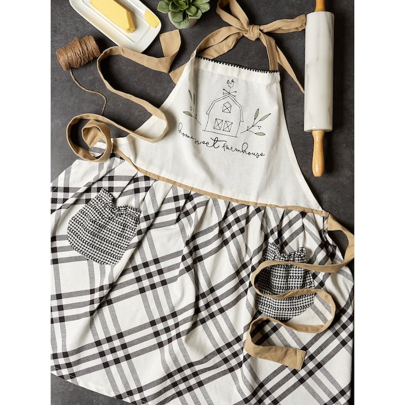 DII Home Sweet Farmhouse Kitchen Textiles, One Size Fits Most, Home Sweet Farmhouse, 1 Piece