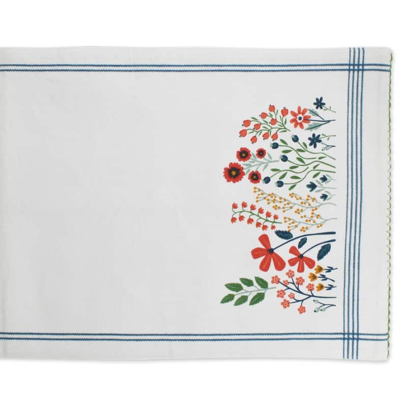 DII Flower Garden Kitchen Textiles, 14x108", Easter Garden, 1 Piece