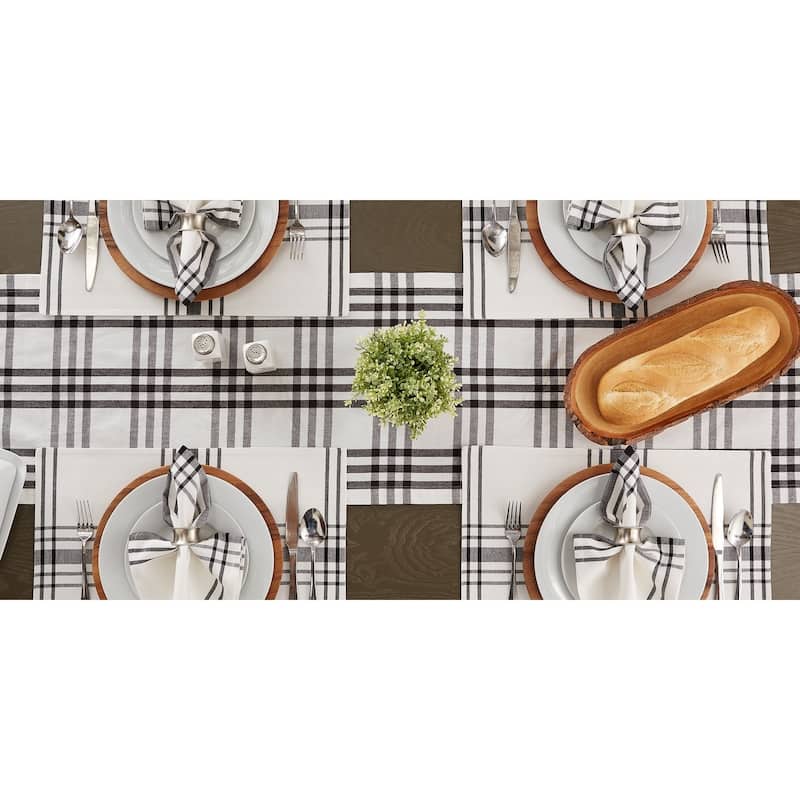 DII Homestead Plaid Tabletoppers, 14x72", Homestead Plaid, 1 Piece