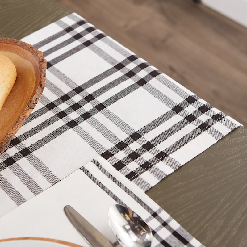 DII Homestead Plaid Tabletoppers, 14x72", Homestead Plaid, 1 Piece