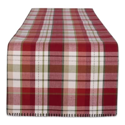 DII Mountain Trail Plaid Ktichen Textiles, 14x72", Mountain Trail, 1 Piece