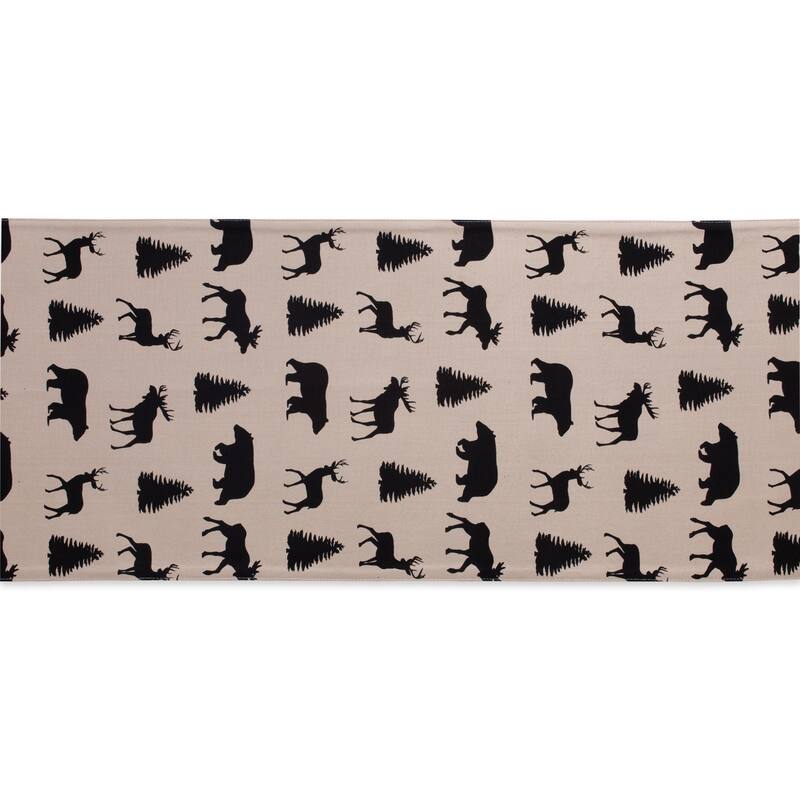 DII Mountain Trail Plaid Ktichen Textiles, 14x72", Mountain Trail, 1 Piece