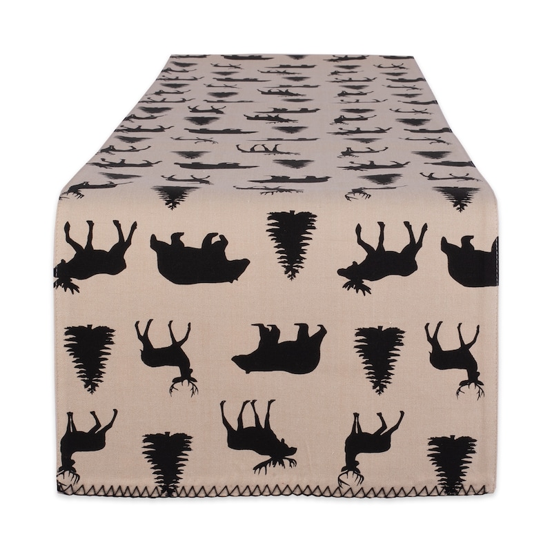 DII Mountain Trail Plaid Ktichen Textiles, 14x72", Mountain Trail, 1 Piece