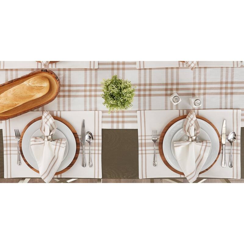 DII Home Sweet Farmhouse Kitchen Textiles, 13x19", Stone, 6 Pieces