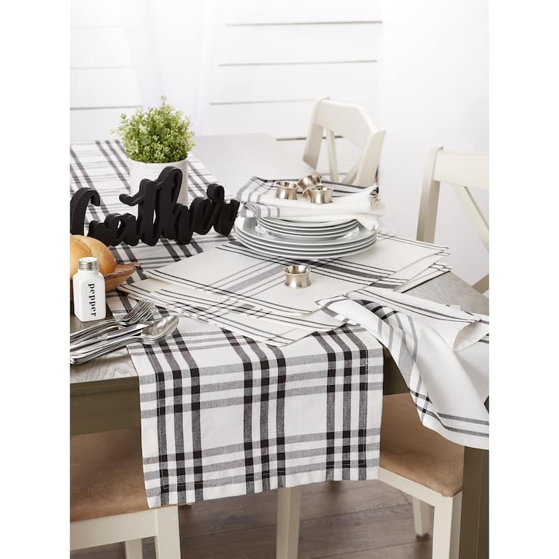 DII Home Sweet Farmhouse Kitchen Textiles, 13x19", Stone, 6 Pieces