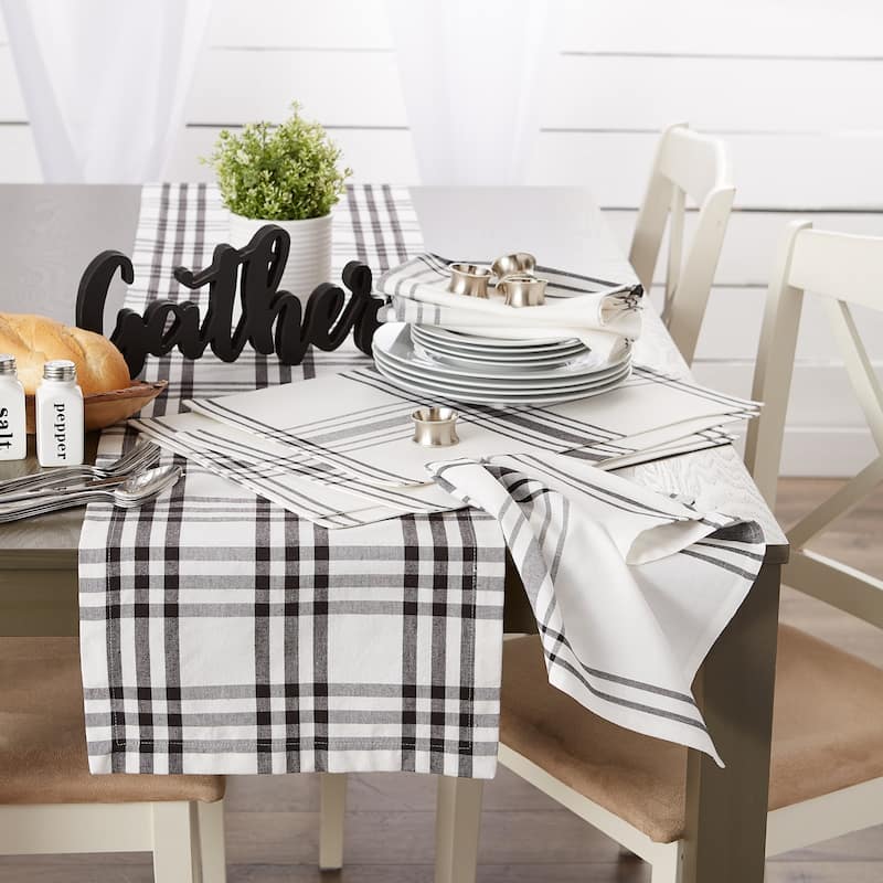 DII Home Sweet Farmhouse Kitchen Textiles, 13x19", Stone, 6 Pieces