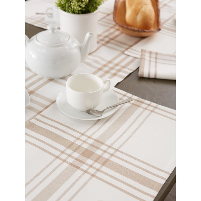 DII Home Sweet Farmhouse Kitchen Textiles, 13x19", Stone, 6 Pieces