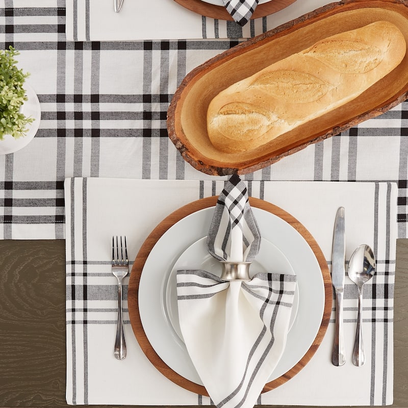 DII Home Sweet Farmhouse Kitchen Textiles, 13x19", Stone, 6 Pieces