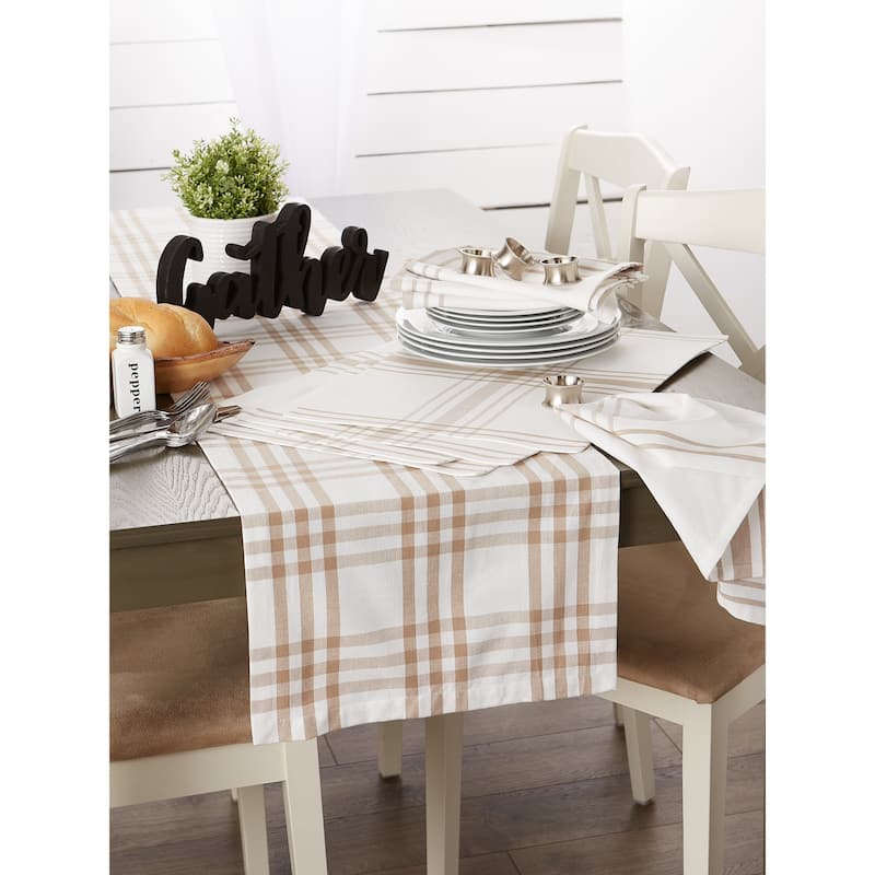 DII Home Sweet Farmhouse Kitchen Textiles, 13x19", Stone, 6 Pieces