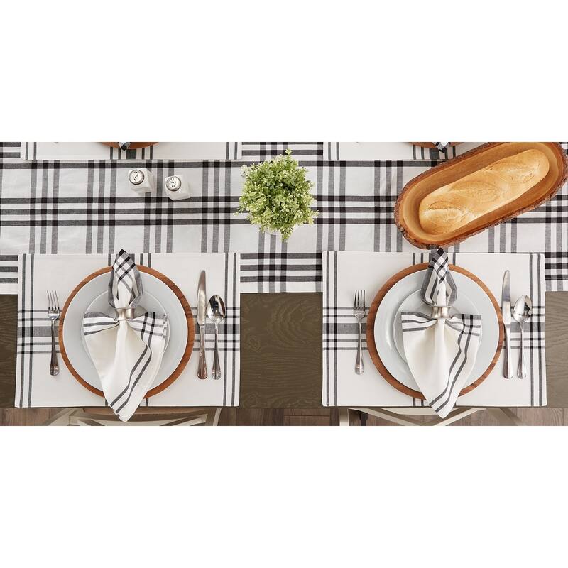DII Home Sweet Farmhouse Kitchen Textiles, 13x19", Stone, 6 Pieces