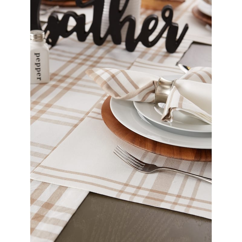 DII Home Sweet Farmhouse Kitchen Textiles, 13x19", Stone, 6 Pieces