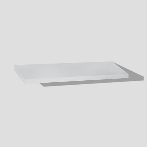 8 x 36 x 1 2 pk White Slim Floating Shelves