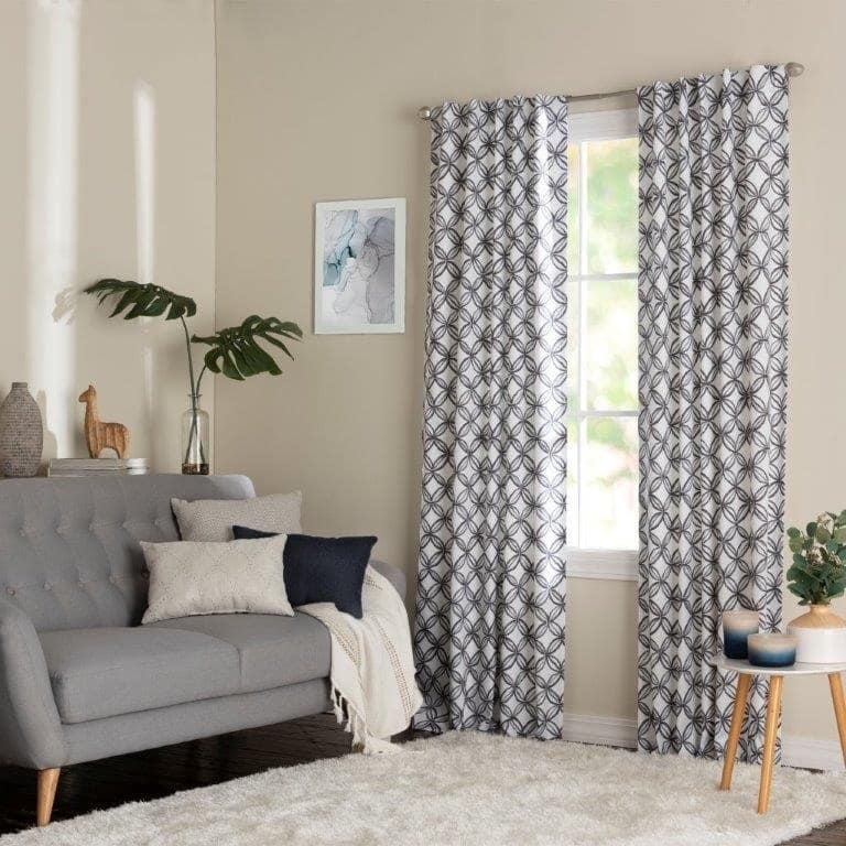 Miller Curtains Maynard Back Tab Blackout Panel - 42" x 63" - Grey