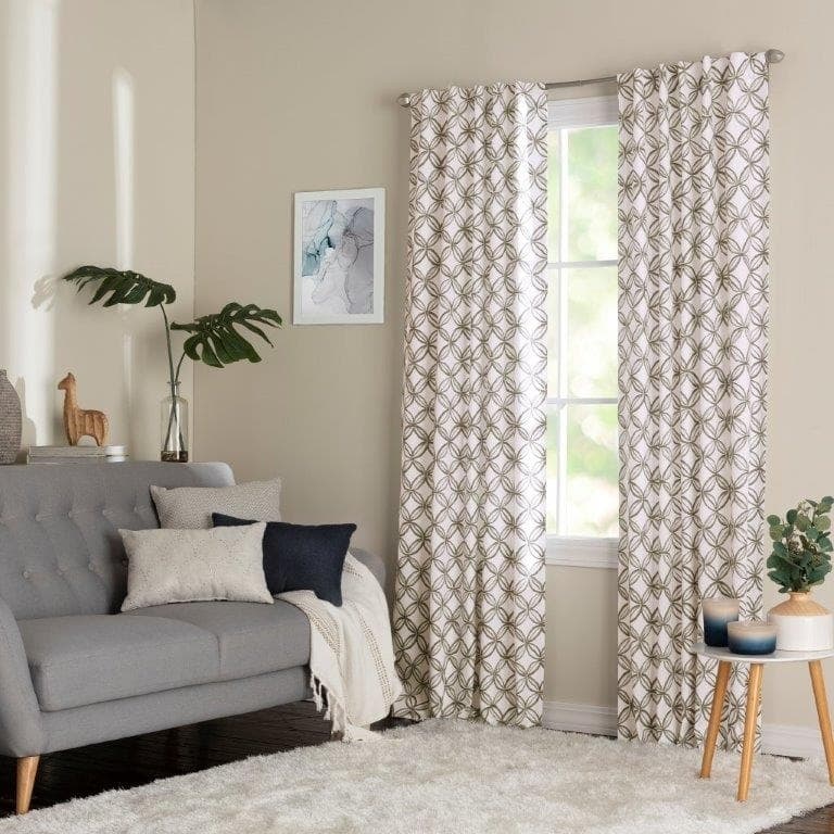 Miller Curtains Maynard Back Tab Blackout Panel - 42" x 63" - Taupe