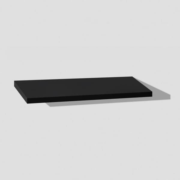 8 x 24 x 1 2 pk Black Slim Floating Shelves