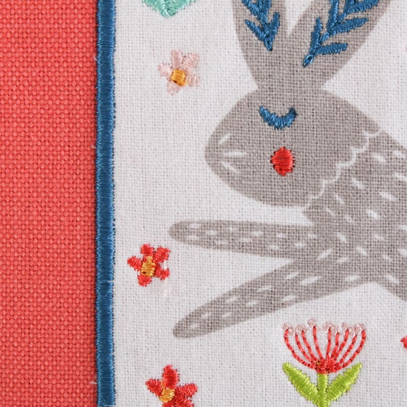 DII Easter Folk Garden Kitchen Textiles, Potholder & Dishtowel, Easter Garden, 4 Pieces