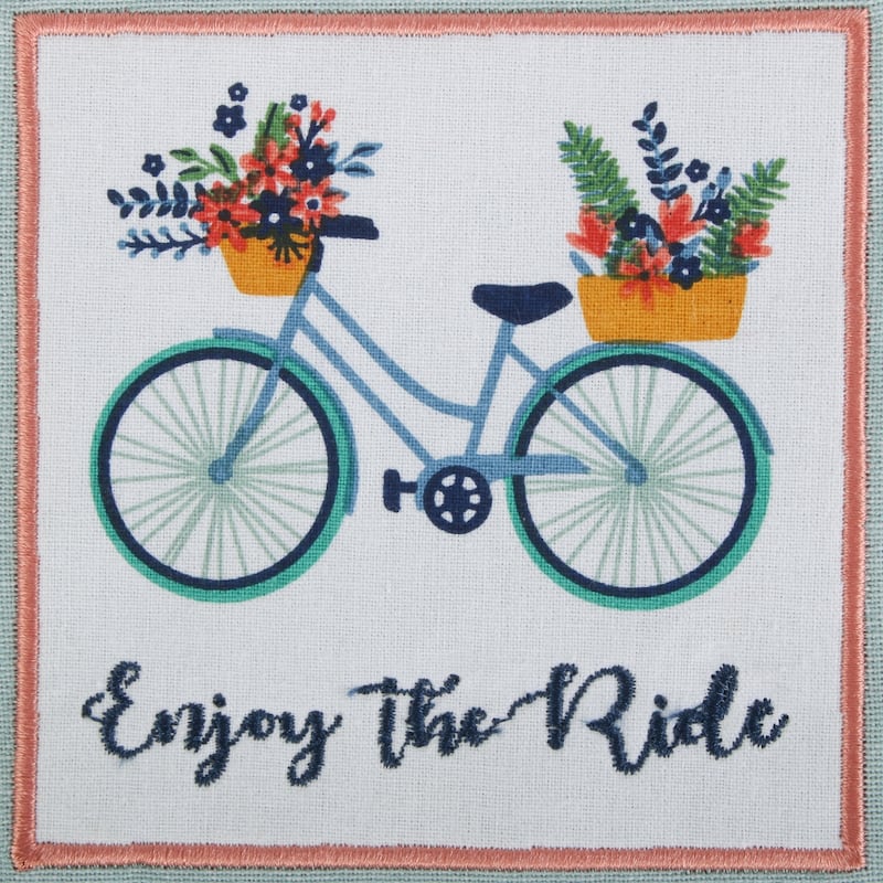 DII Easter Folk Garden Kitchen Textiles, Potholder & Dishtowel, Easter Garden, 4 Pieces
