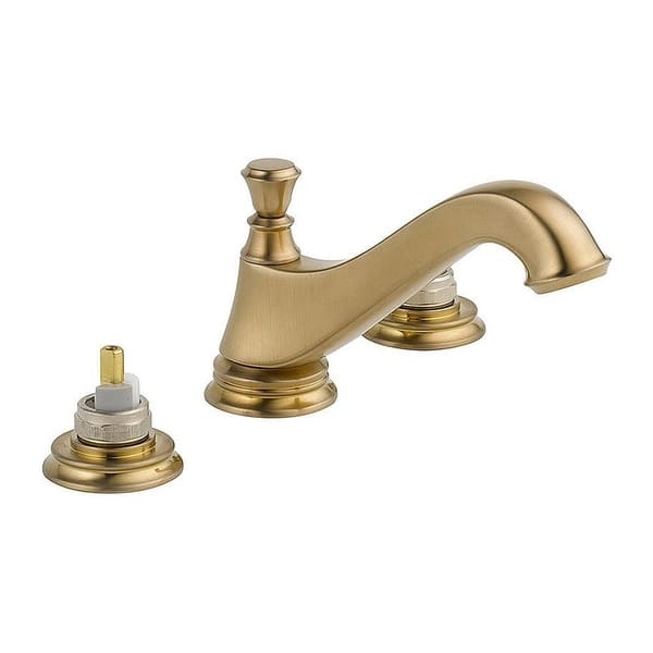 Shop Delta Wall Mounted Bathroom Faucet In Champagne Bronze Free