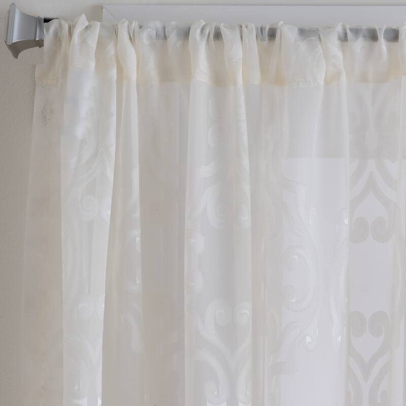 Miller Curtains Madison Rod Pocket Semi Sheer Panel