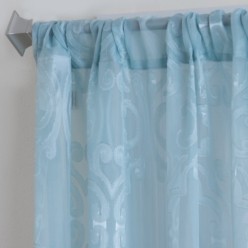 Miller Curtains Madison Rod Pocket Semi Sheer Panel
