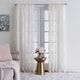 preview thumbnail 2 of 6, Miller Curtains Madison Rod Pocket Semi Sheer Panel