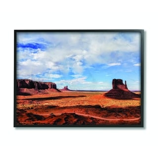 Stupell Utah Monument Valley Desert Landscape Photograph Framed Wall ...