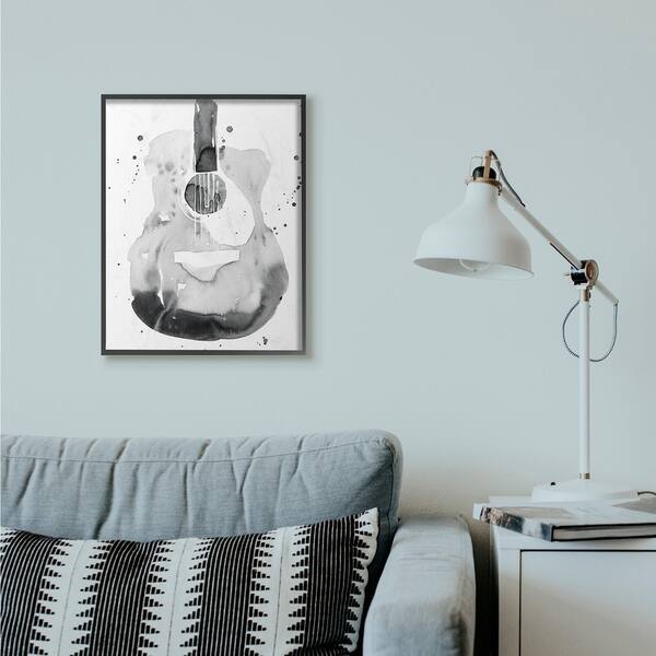 Shop Stupell Industries Acoustic Guitar Abstract Watercolor
