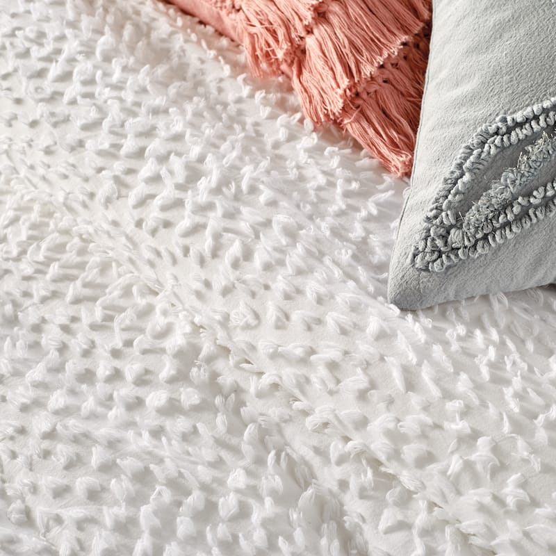 Porch & Den Nightend Fringe Cotton Duvet Cover or Sham