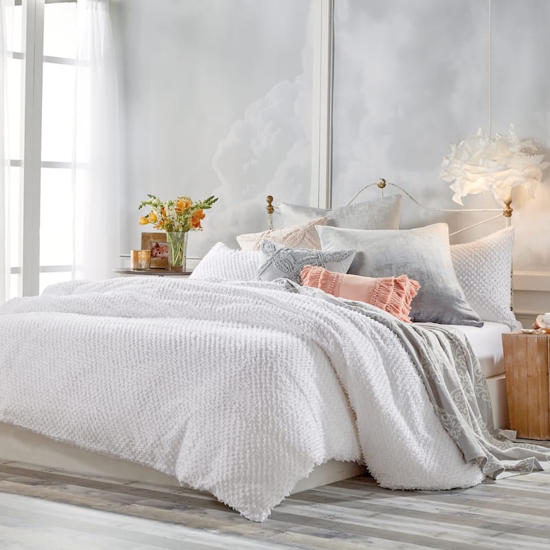 Porch & Den Nightend Fringe Cotton Duvet Cover or Sham