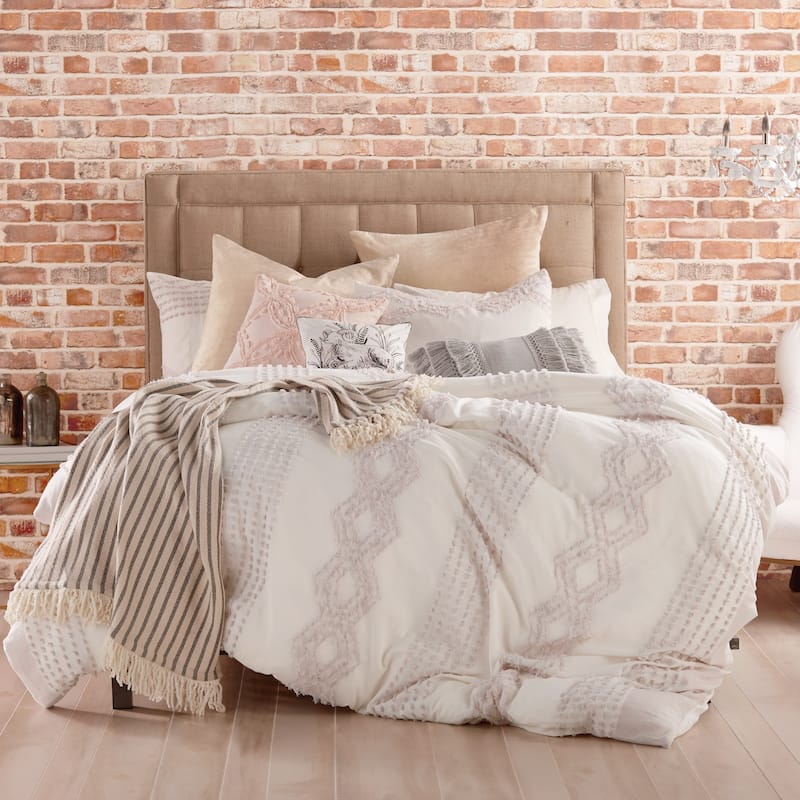 Porch & Den Midea Geometric Pattern Cotton Shams or Duvet Cover