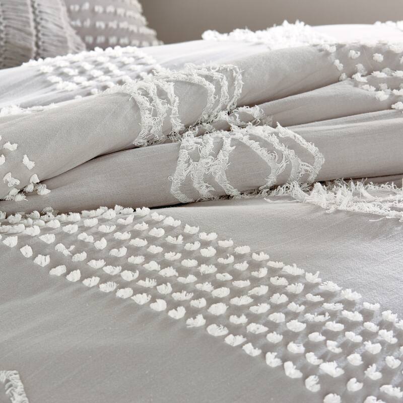 Porch & Den Midea Geometric Pattern Cotton Shams or Duvet Cover